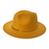 Women's Trendy Jazz Hats with Gold Buckle