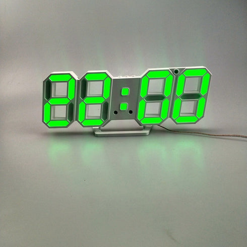 Three-dimensional Electronic Wall Clock