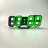 Three-dimensional Electronic Wall Clock
