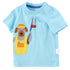 Cartoon Pattern Stitching Baby Short-Sleeved T-Shirt