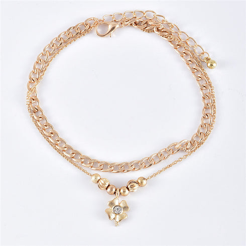 Seashell Dangling Anklet