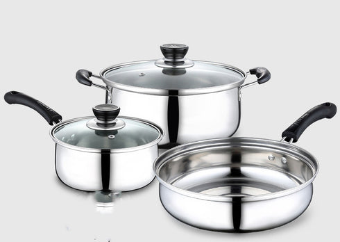 Stainless Steel Kitchenware Three-piece Set