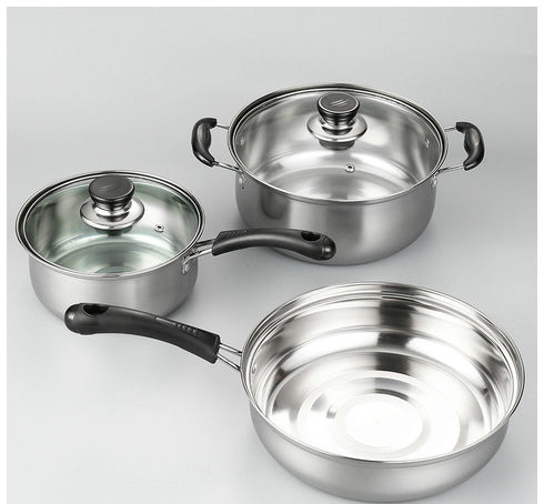 Stainless Steel Kitchenware Three-piece Set