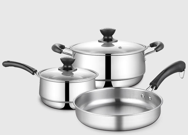 Stainless Steel Kitchenware Three-piece Set