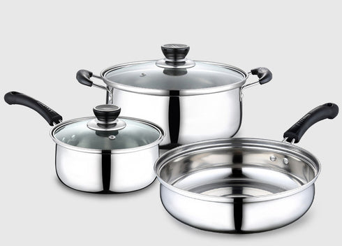 Stainless Steel Kitchenware Three-piece Set