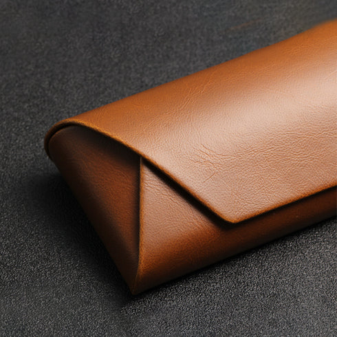 Handmade Japanese Style Leather Glasses Case