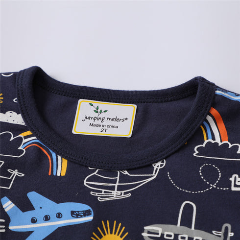Children's T-shirt Knitted Cotton Cartoon Top