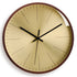 Silent Round Quartz Wood Clock