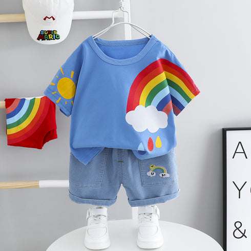 Baby Handsome Little Boy Trendy Summer Clothes