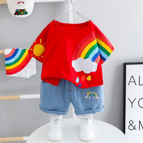 Baby Handsome Little Boy Trendy Summer Clothes