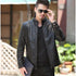 Men's Oblique Zipper Winter Down Biker Jacket