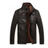Men's Oblique Zipper Winter Down Biker Jacket