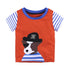 Knitted Cotton Baby Short-Sleeved T-Shirt