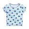 Knitted Cotton Baby Short-Sleeved T-Shirt