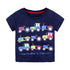 Knitted Cotton Baby Short-Sleeved T-Shirt
