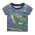 Knitted Cotton Baby Short-Sleeved T-Shirt
