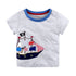 Knitted Cotton Baby Short-Sleeved T-Shirt