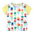 Knitted Cotton Baby Short-Sleeved T-Shirt