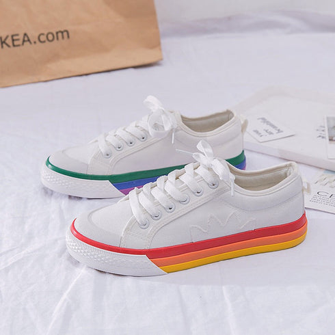 Rainbow Canvas Shoes