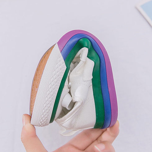 Rainbow Canvas Shoes