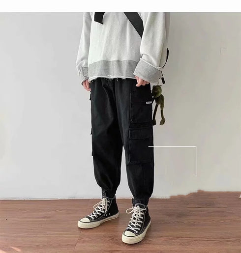Trendy Multi-pocket Casual Pants