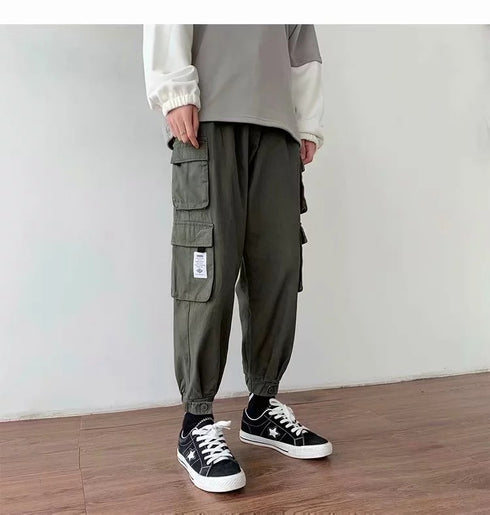 Trendy Multi-pocket Casual Pants