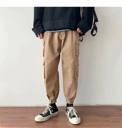 Trendy Multi-pocket Casual Pants