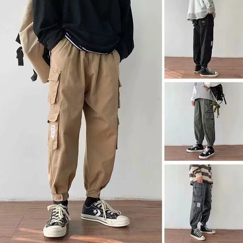 Trendy Multi-pocket Casual Pants