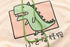 Kids Dinosaur Print Color-Block Sleeves
