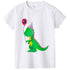 Children's Dino Round Neck Short Sleeve