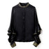 Women's Embroidered Long-sleeved Loose-fitting Shirts