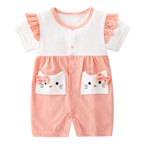Baby Siamese Cotton Newborn Jumpsuit