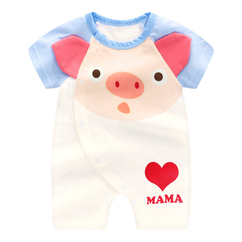 Baby Siamese Cotton Newborn Jumpsuit