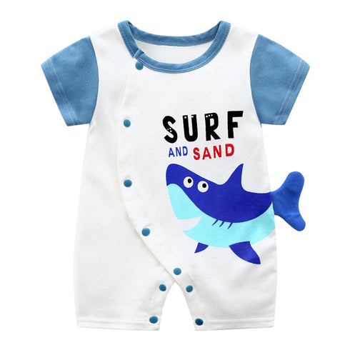 Baby Siamese Cotton Newborn Jumpsuit