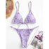 Halter Tie Dye Bikini Set