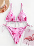 Halter Tie Dye Bikini Set