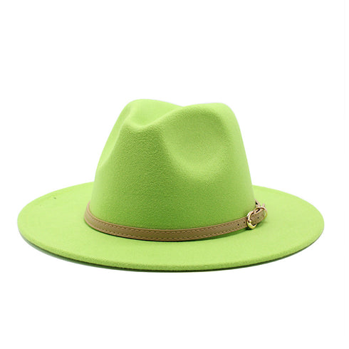 New Jazz Wool Hats Big Brim Hats Classic Hats