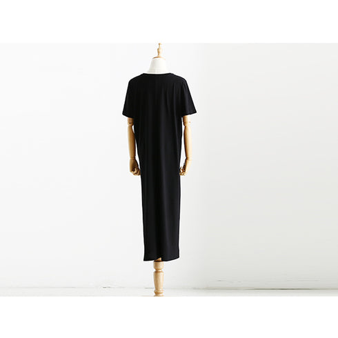 Women's Casual Wear Black Long Dresses