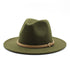 New Jazz Wool Hats Big Brim Hats Classic Hats