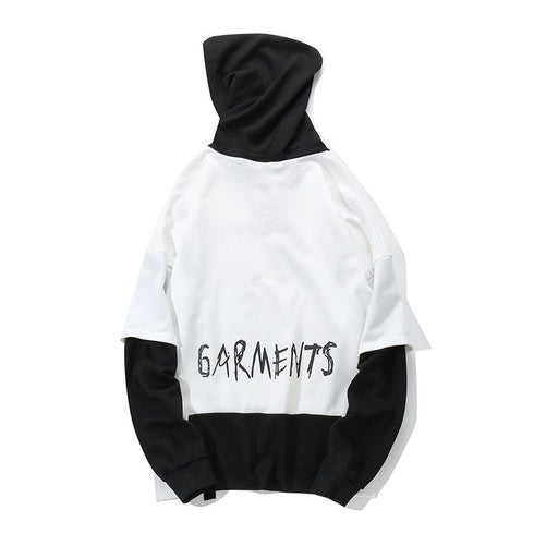 Men Graffiti Oversize Hip-hop Hoodie