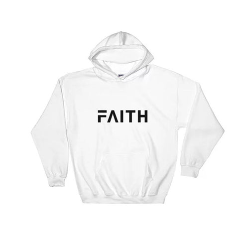 Faith Letter Print Unisex Hoodies