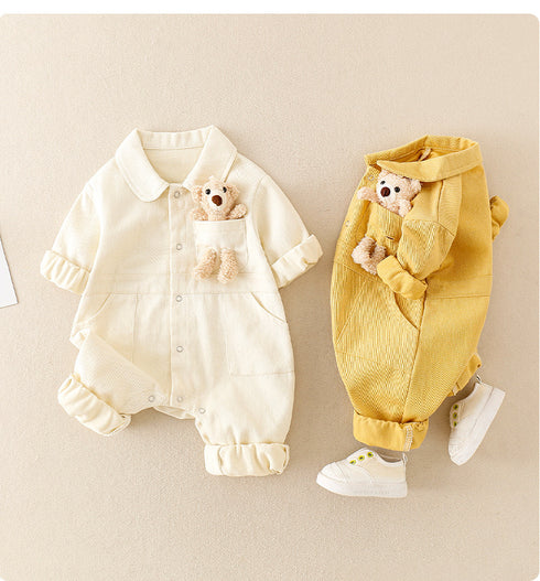 Baby Newborn Denim Jumpsuit