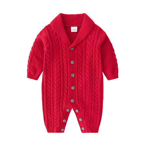 Babies Cotton knit Jumpsuit