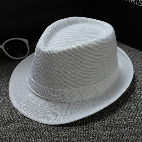 Solid color small Jazz hat