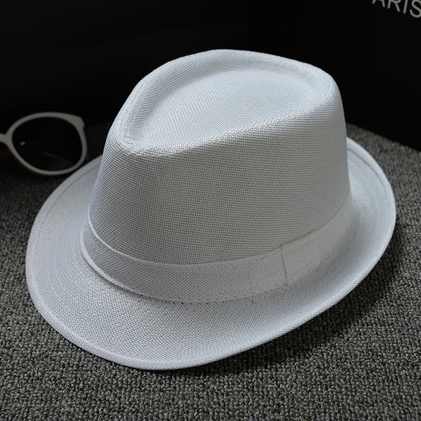 Solid color small Jazz hat