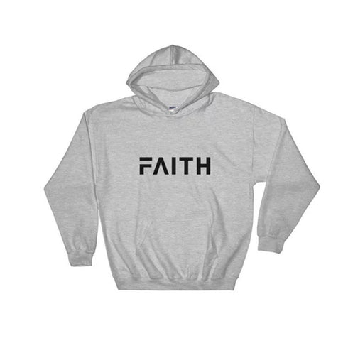 Faith Letter Print Unisex Hoodies