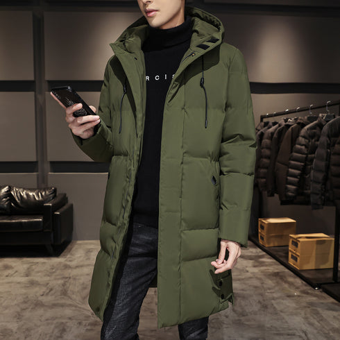 Men's Winter Mid-Length Cotton Coats