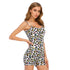 Ladies'  Random Printed Suspender jumpsuit