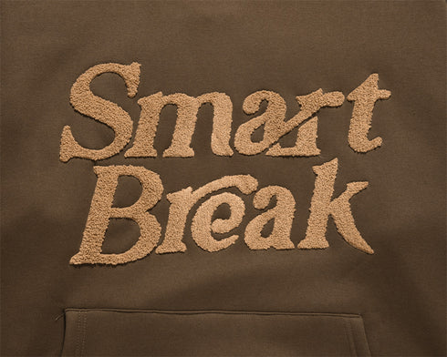 Flocking Embroidery Letters Plus Velvet Thickened Hoodie