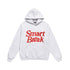 Flocking Embroidery Letters Plus Velvet Thickened Hoodie